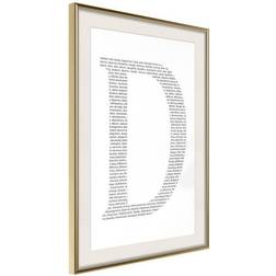 Arkiio Affisch Letter D [Poster] 30x45 Poster